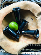 Load image into Gallery viewer, Black Clay Mezcal Shot Glasses
